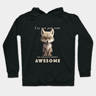 Wolf Concentrated Awesome Cute Adorable Funny Quote Hoodie